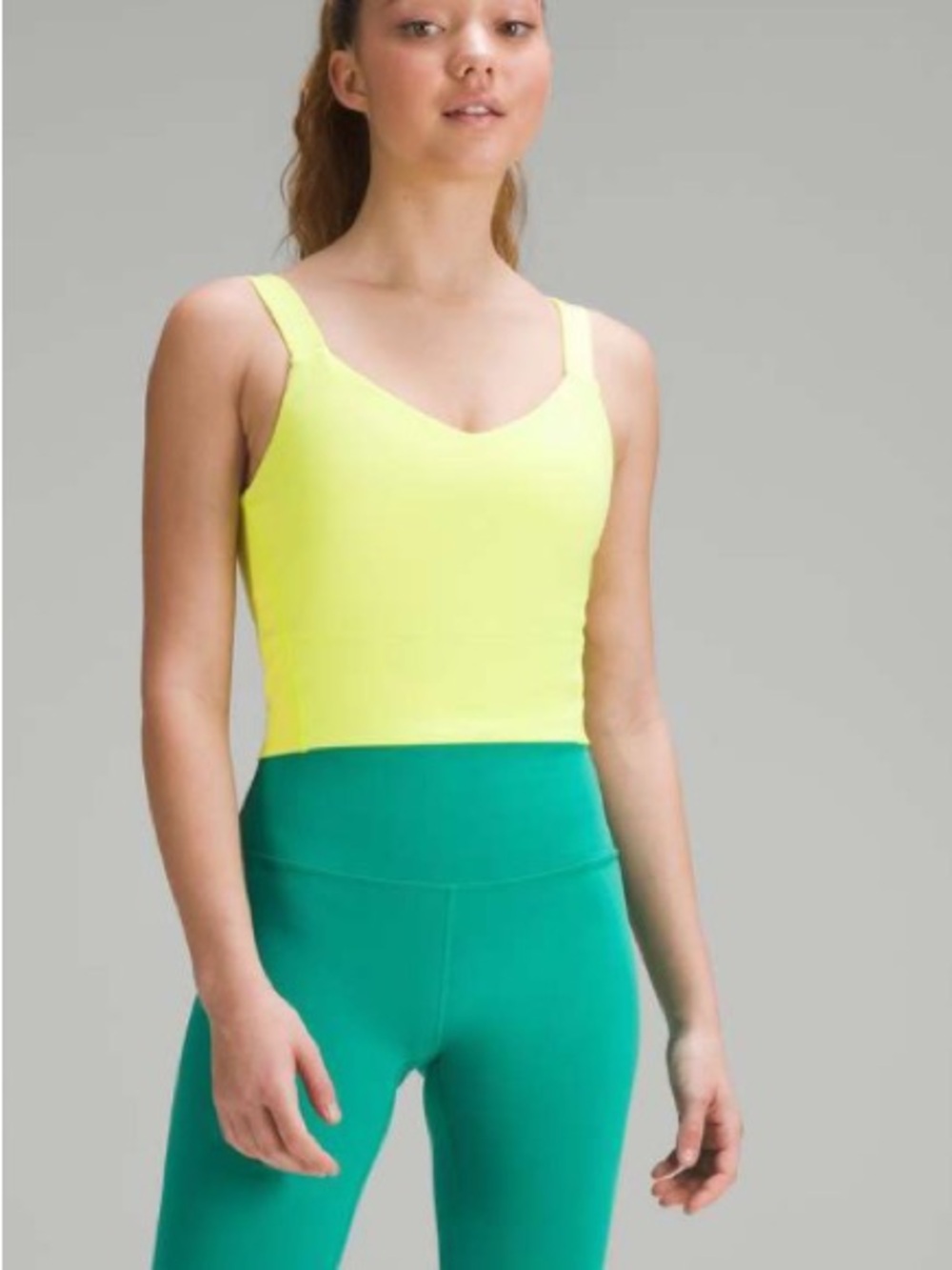 Lululemon Wunder Train Straight Strap Tank Top
Electric Lemon